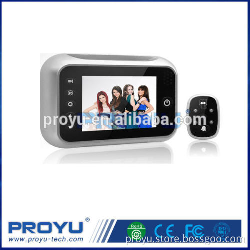 High quality Night Vision 3.5 Inch video recording Monitor Digital Door Peephole Viewer